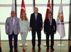 AK Parti Batman İl Başkanı Akif Gür, Cumhurbaşkanı Erdoğan ile görüştü